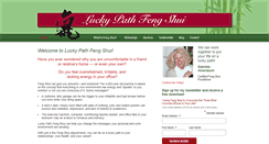 Desktop Screenshot of luckypath-fengshui.com